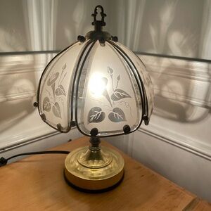 Vintage Brass Tiffany style lamp